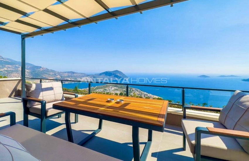 Huizen Met Uitzicht Op Zee En 4 Slaapkamers In Antalya Kalkan