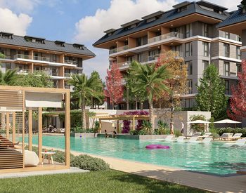 Appartementen In Een Complex Met Voorzieningen In Oba Alanya 1