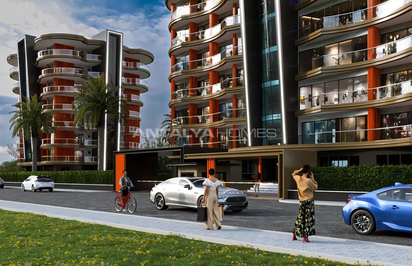 Alanya Mahmutlar'da Zengin Olanaklar Sunan Sitede Daireler 1