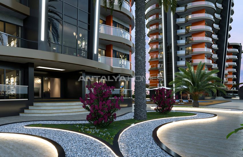 Alanya Mahmutlar'da Zengin Olanaklar Sunan Sitede Daireler 2