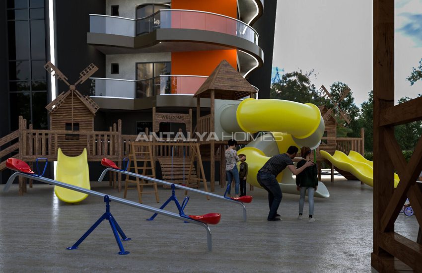 Alanya Mahmutlar'da Zengin Olanaklar Sunan Sitede Daireler 6