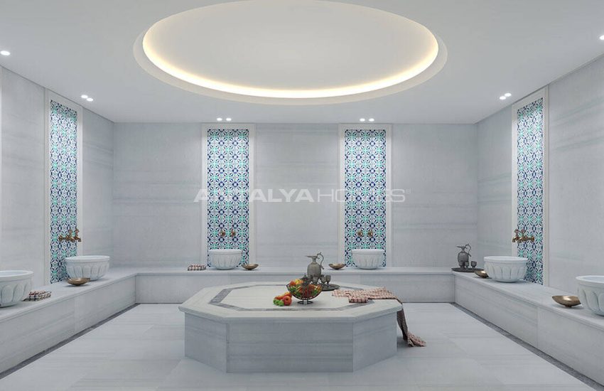 Alanya Mahmutlar'da Zengin Olanaklar Sunan Sitede Daireler 11
