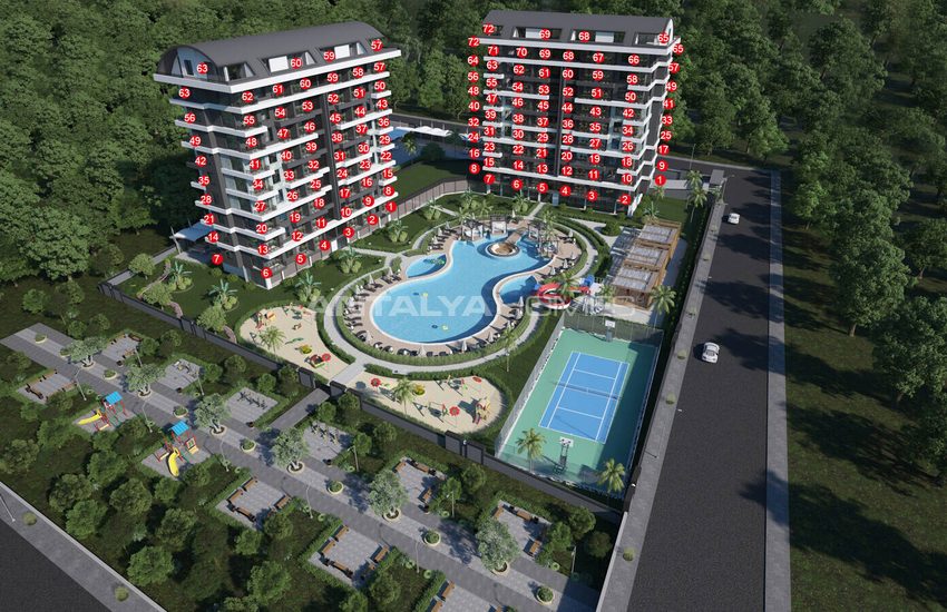 Appartements Avec Vue Panoramique Dans Un Projet Hôtelier À Alanya 12