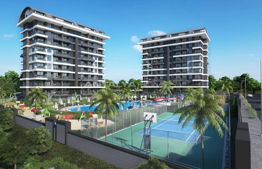 Appartements Avec Vue Panoramique Dans Un Projet Hôtelier À Alanya
