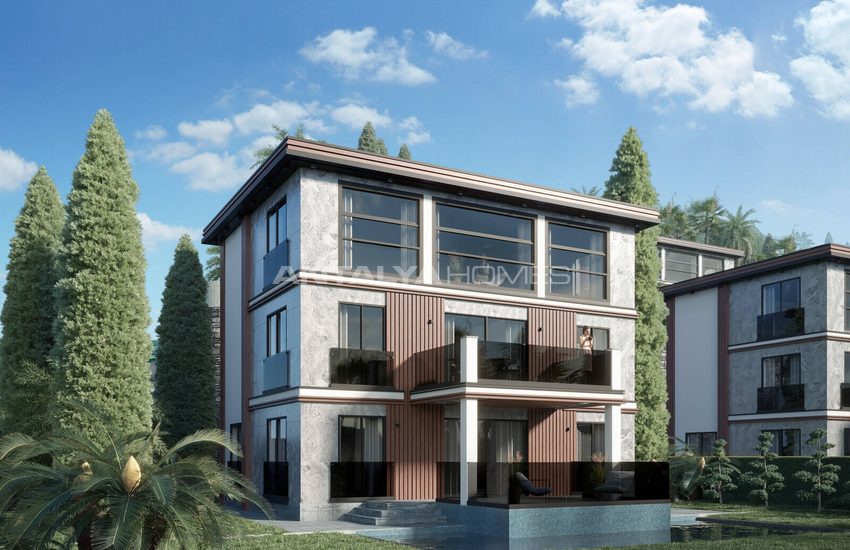 Detached Houses with City Views in Kargıcak Alanya 7