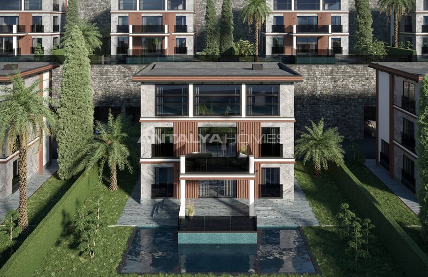 Detached Houses with City Views in Kargıcak Alanya 5