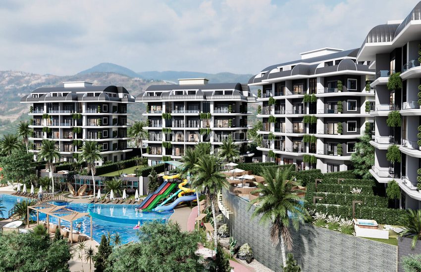 Alanya Kargıcak'ta Otel Konseptli Projede Dağ Manzaralı Daireler 12