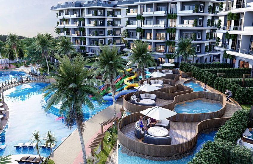 Alanya Kargıcak'ta Otel Konseptli Projede Dağ Manzaralı Daireler