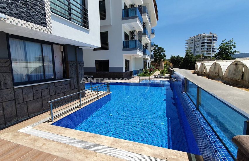 Appartementen In Een Complex Met Zwembad In Mahmutlar Alanya