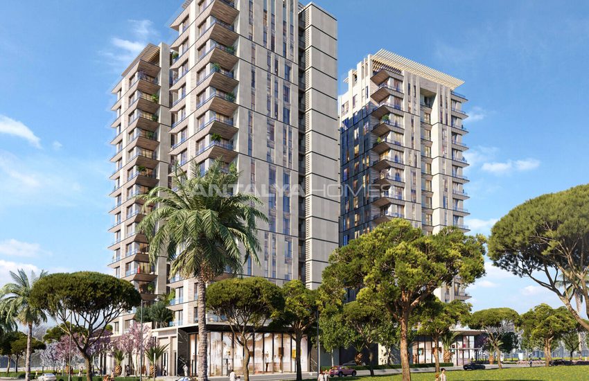 3-bedroom Sea View Flats Near Amenities in Muratpasa Antalya 1