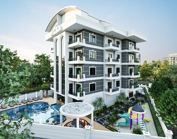 Appartementen In Een Complex Met Natuurlijke Omgeving In Alanya Oba 1