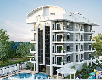 Appartementen In Een Complex Met Natuurlijke Omgeving In Alanya Oba 2
