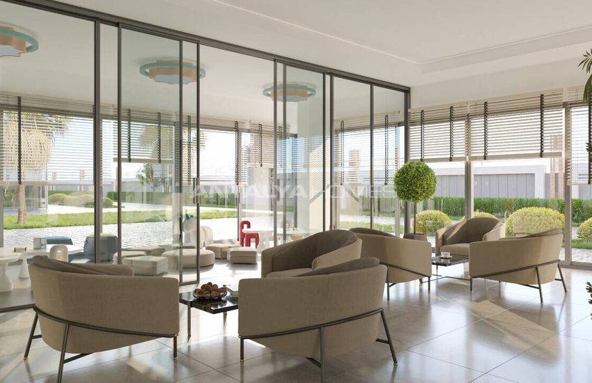 Properties in a Complex with Pool in Alanya Mahmutlar 7