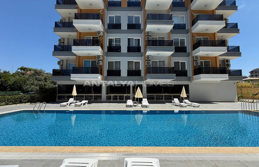 Ready-to-move Flat in a Complex with Pool in Alanya Avsallar 3