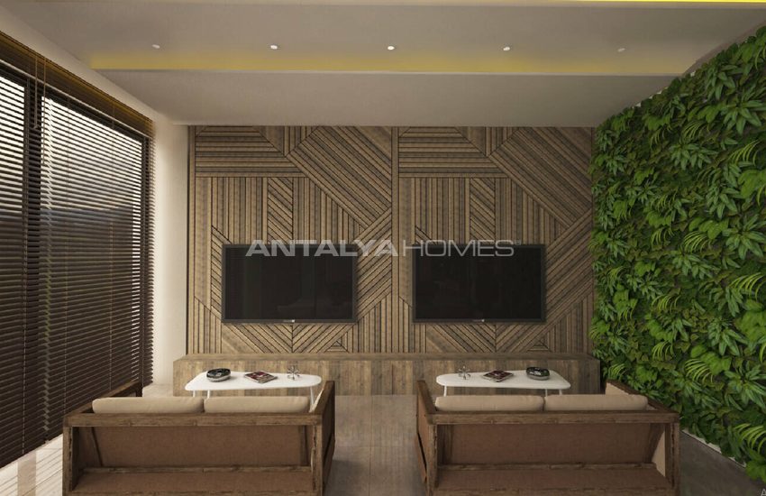 Alanya Oba'da Denize Yakın Sitede Doğa Manzaralı Şık Daireler 18