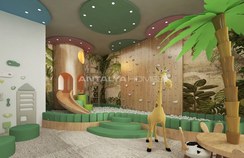 Alanya Oba'da Denize Yakın Sitede Doğa Manzaralı Şık Daireler 21