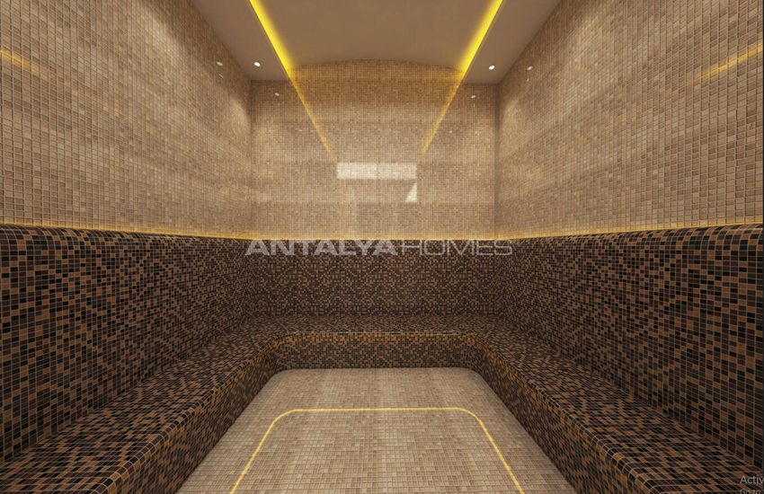 Alanya Oba'da Denize Yakın Sitede Doğa Manzaralı Şık Daireler 29