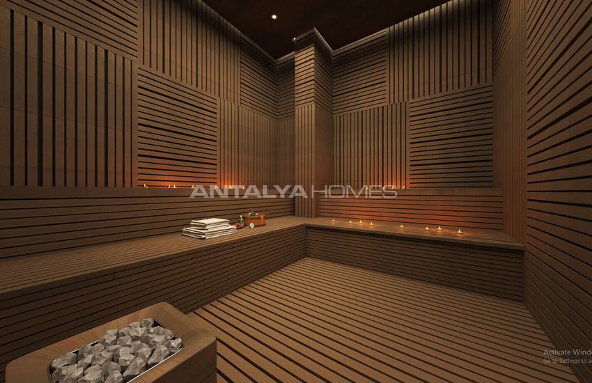 Alanya Oba'da Denize Yakın Sitede Doğa Manzaralı Şık Daireler 31