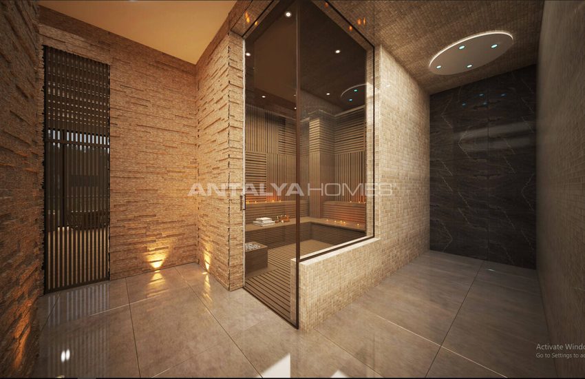 Alanya Oba'da Denize Yakın Sitede Doğa Manzaralı Şık Daireler 32