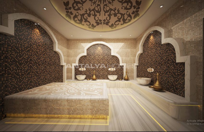 Alanya Oba'da Denize Yakın Sitede Doğa Manzaralı Şık Daireler 33