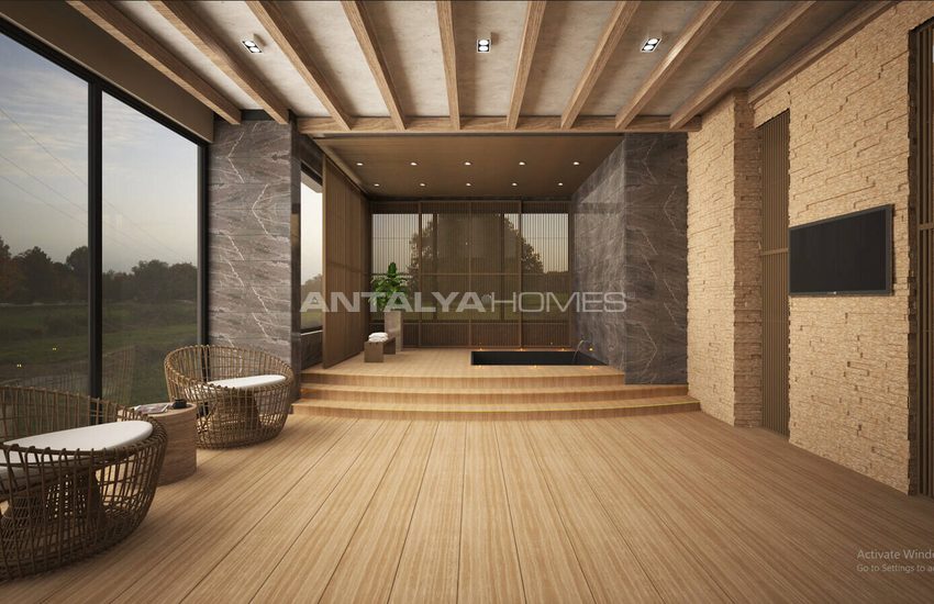 Alanya Oba'da Denize Yakın Sitede Doğa Manzaralı Şık Daireler 28