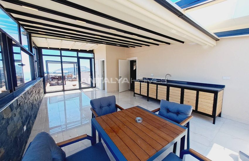 Ready-to-move Sea-view Flats in a Complex with Pool in Alanya 12