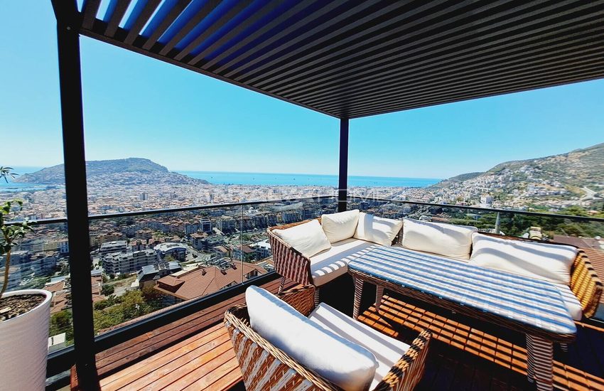 Ready-to-move Sea-view Flats in a Complex with Pool in Alanya 8