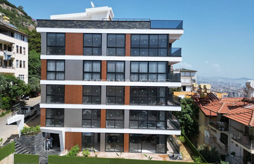 Ready-to-move Sea-view Flats in a Complex with Pool in Alanya 1