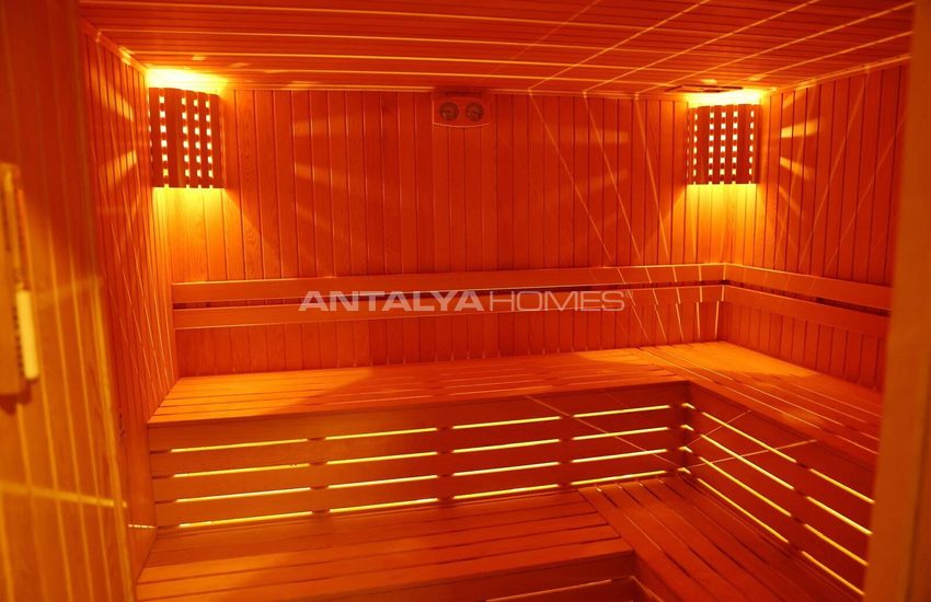 Alanya Avsallar'da Havuzlu Sitede Deniz Manzaralı Eşyalı Daire 21