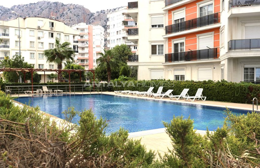 Rymlig Lägenhet I Ett Komplex Med Pool I Antalya Hurma 10