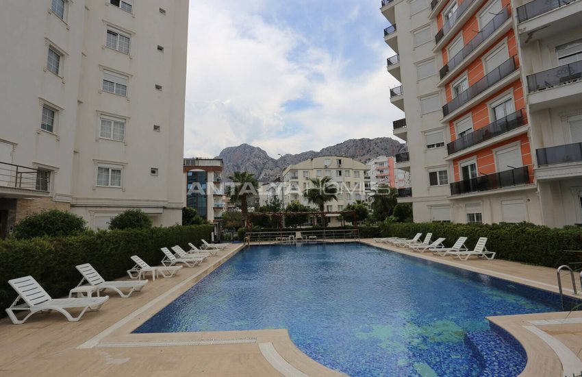 Rymlig Lägenhet I Ett Komplex Med Pool I Antalya Hurma 12