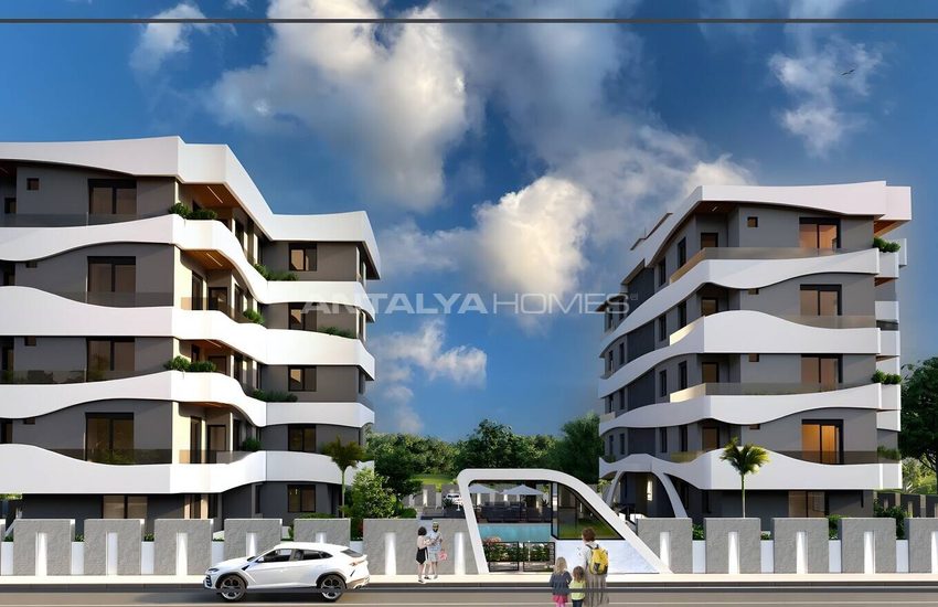 2-sovrum Lägenheter Med Pool Och Parkering I Antalya 3