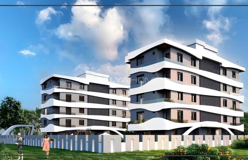 2-sovrum Lägenheter Med Pool Och Parkering I Antalya