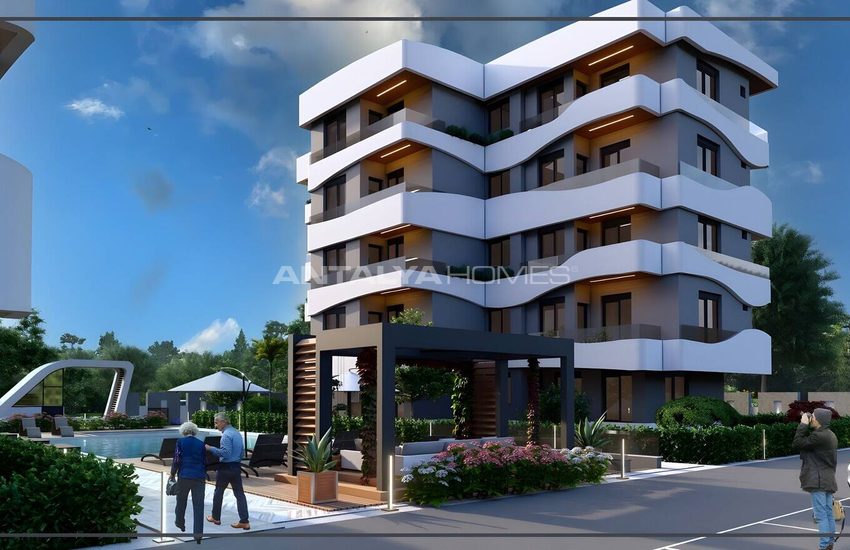 2-sovrum Lägenheter Med Pool Och Parkering I Antalya 4