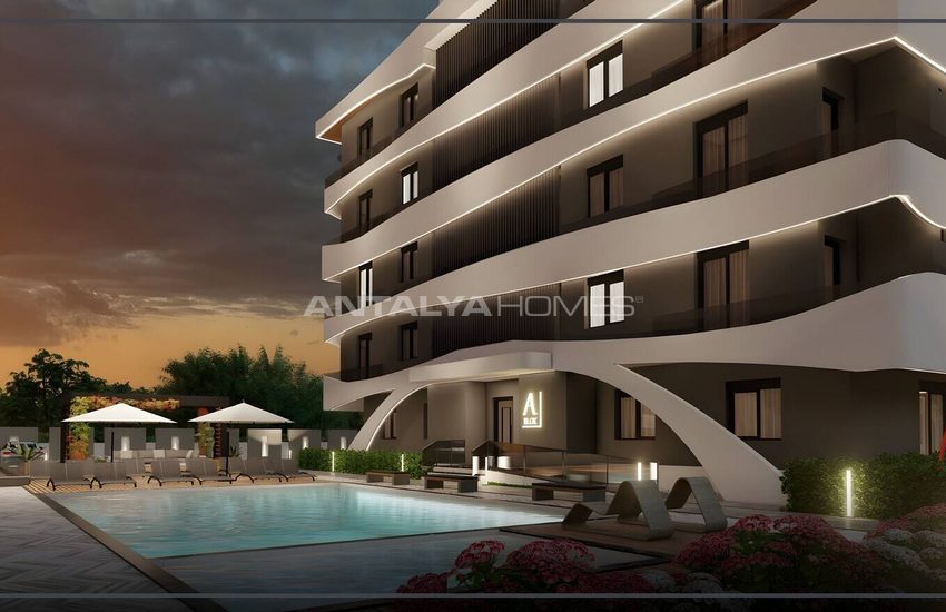 2-sovrum Lägenheter Med Pool Och Parkering I Antalya 7