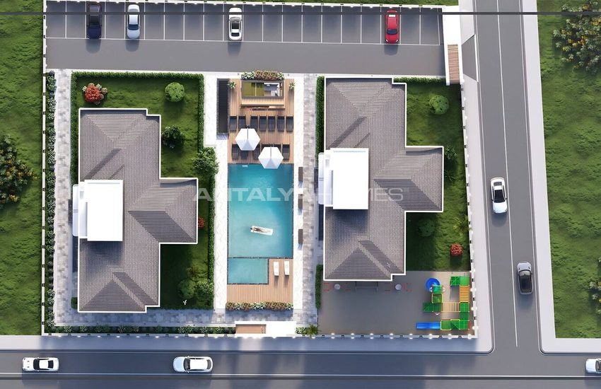 2-sovrum Lägenheter Med Pool Och Parkering I Antalya 15