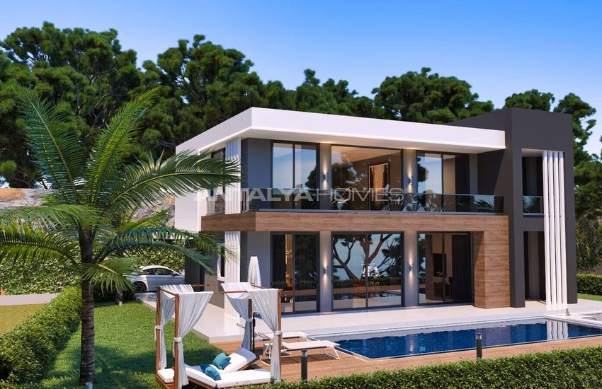Detached Houses with Private Pools and Gardens in Alanya 7