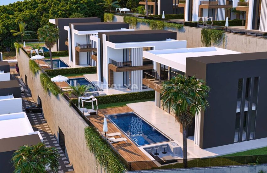 Detached Houses with Private Pools and Gardens in Alanya 3
