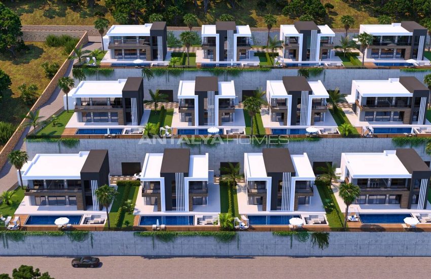 Detached Houses with Private Pools and Gardens in Alanya 1