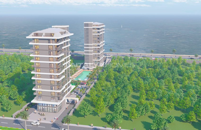 Alanya'da Yeni Projede Denize Sıfır Daireler 1