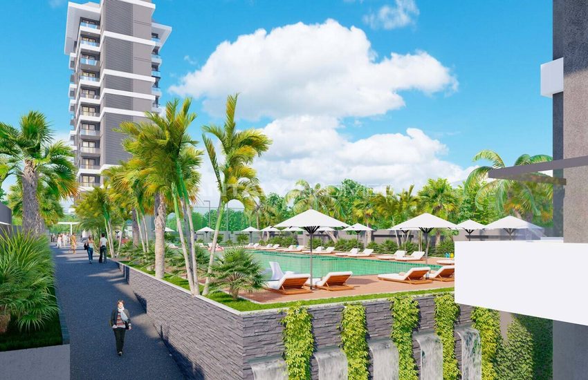 Alanya'da Yeni Projede Denize Sıfır Daireler 4