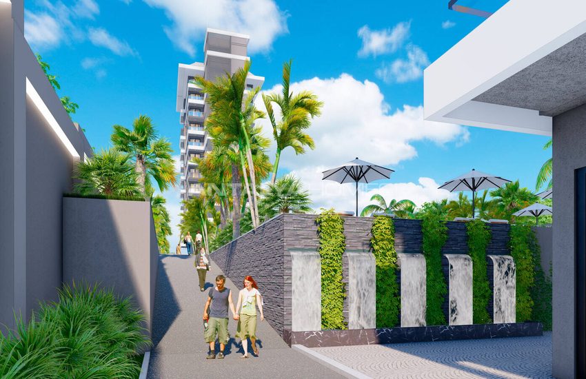 Alanya'da Yeni Projede Denize Sıfır Daireler 6