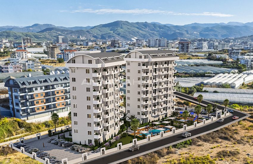 Apartments with Pool and Parking in Alanya Payallar 7