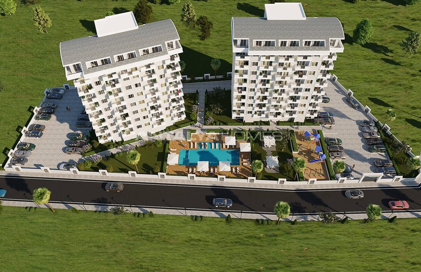 Apartments with Pool and Parking in Alanya Payallar 1
