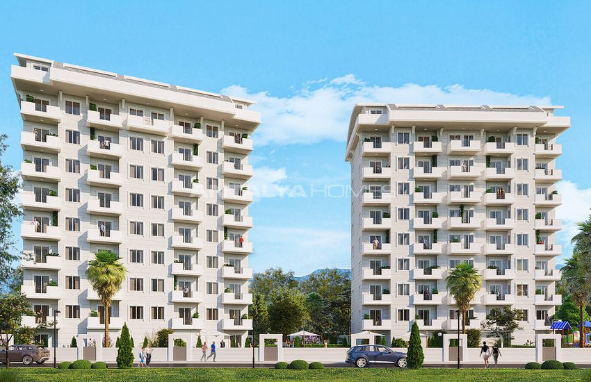 Apartments with Pool and Parking in Alanya Payallar 4