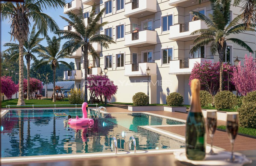 Apartments with Pool and Parking in Alanya Payallar 13