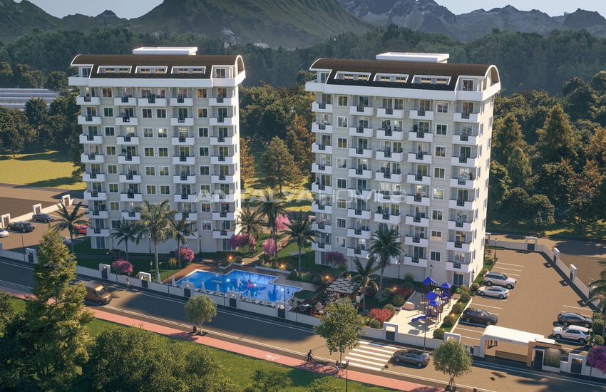 Apartments with Pool and Parking in Alanya Payallar 2