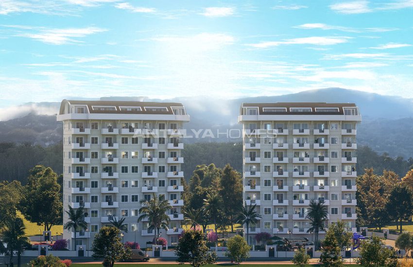 Apartments with Pool and Parking in Alanya Payallar 19