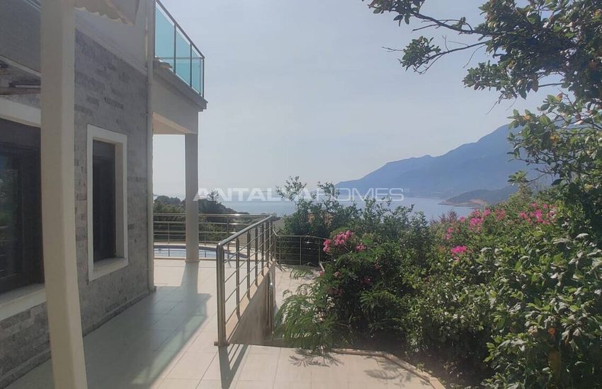 Elegant Villa with Pool and Sea View in Kas Antalya 11