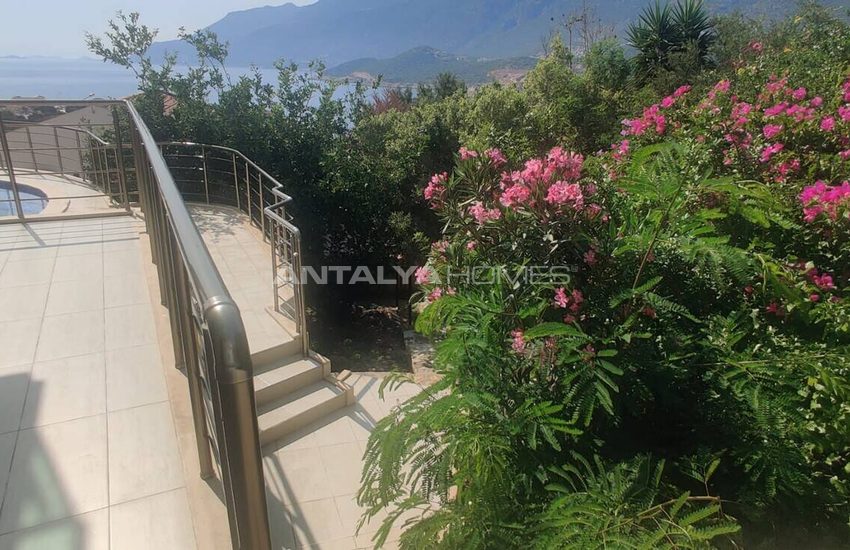 Elegant Villa with Pool and Sea View in Kas Antalya 19